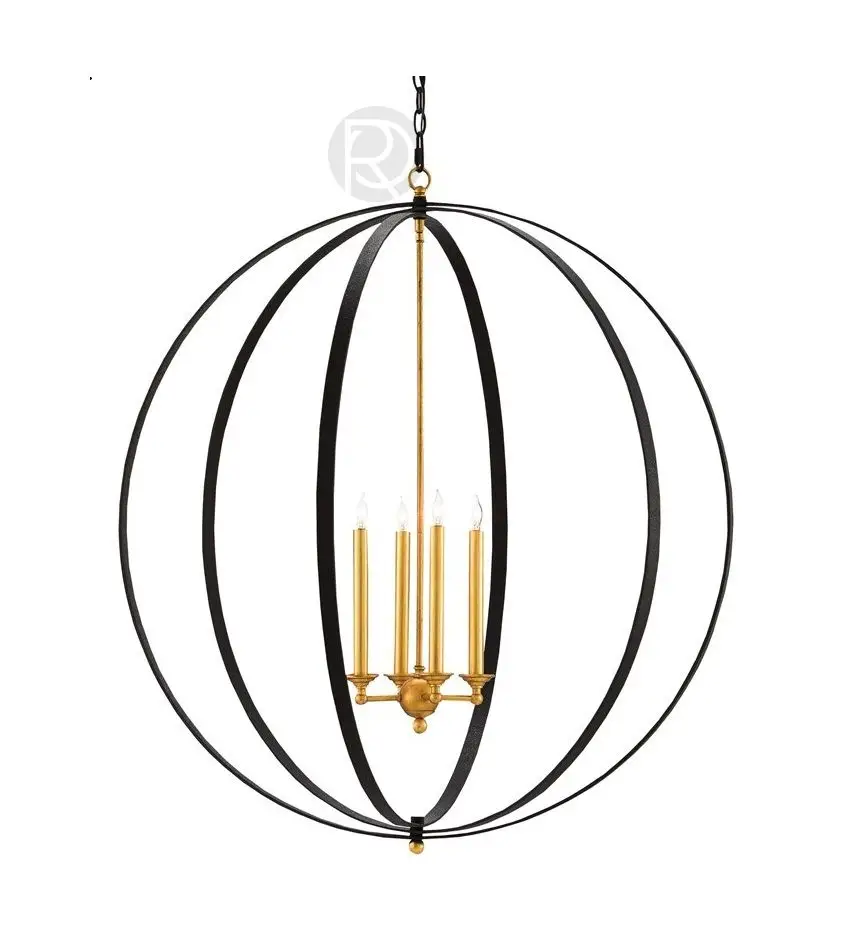 OGDEN ORB chandelier by Currey & Company