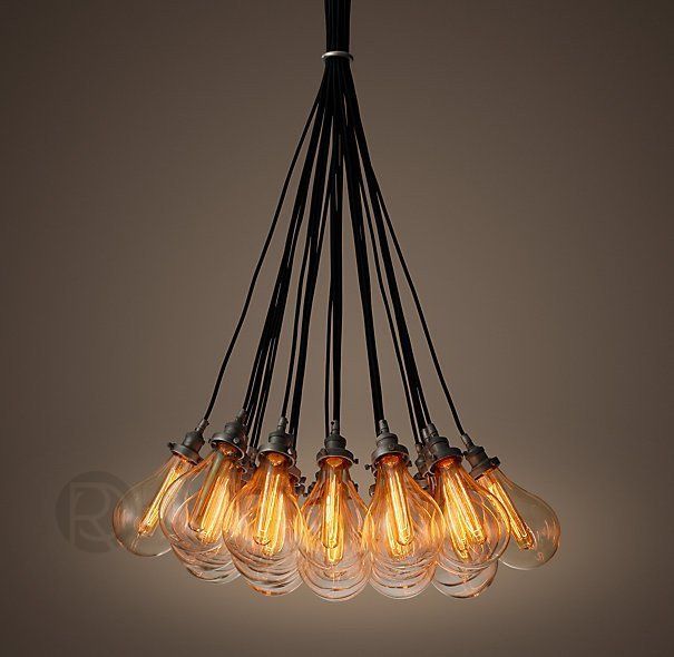 Designer chandelier VINTAGE BULBS by Romatti