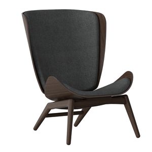 The Reader chair, dark oak/grey