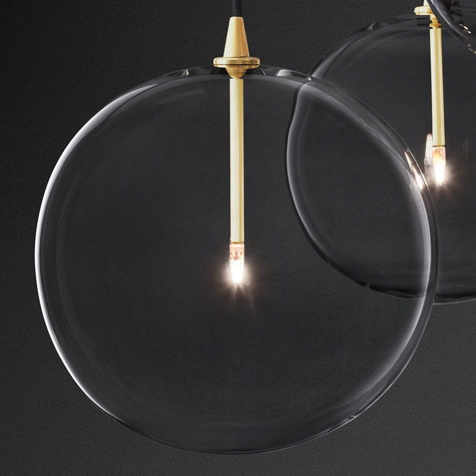 Pendant Lamp Glass Globe Mobile Cluster by Romatti