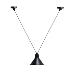 Черный подвесной светильник PLAUS by Romatti