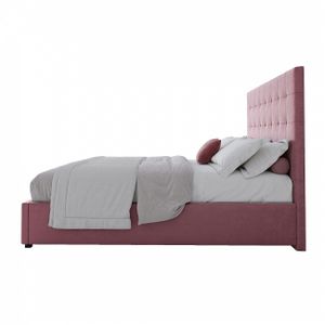 Double bed 160x200 cm Dusty Rose Royal Black