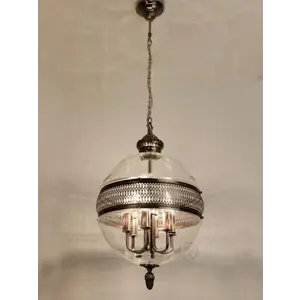 Подвесной светильник шар GLOBE CLEAR by Romatti Lighting