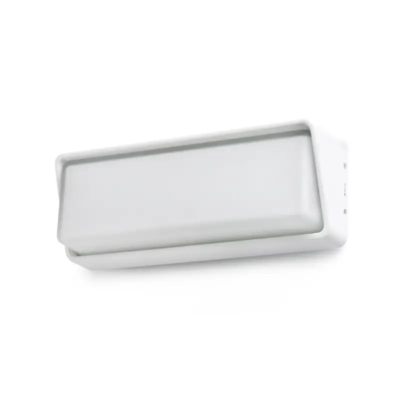 Outdoor wall lamp Half white 71536