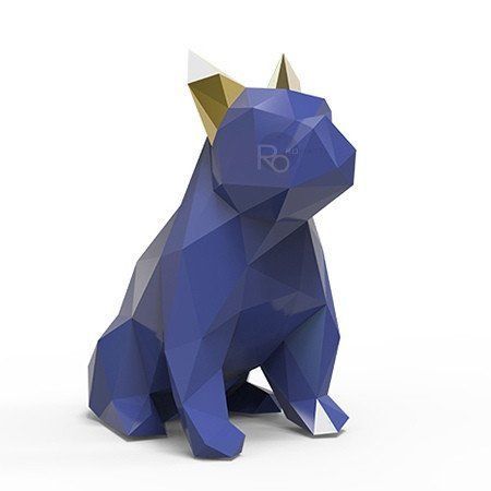 Geometry Bulldog Statuette by Romatti