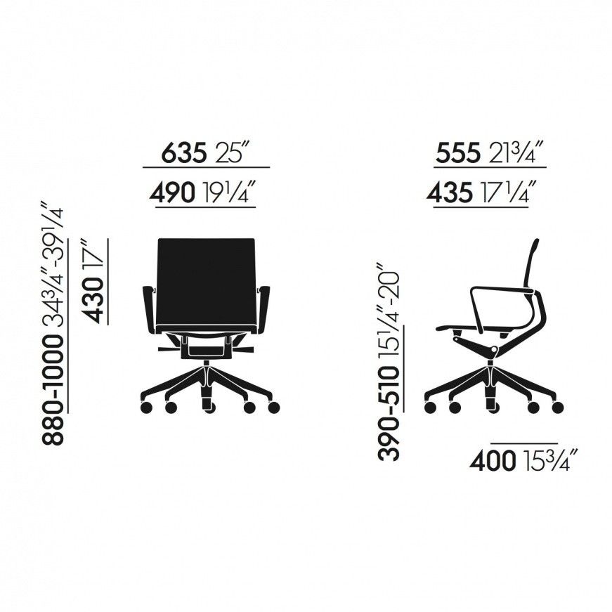 Office chair PHYSIX by Vitra