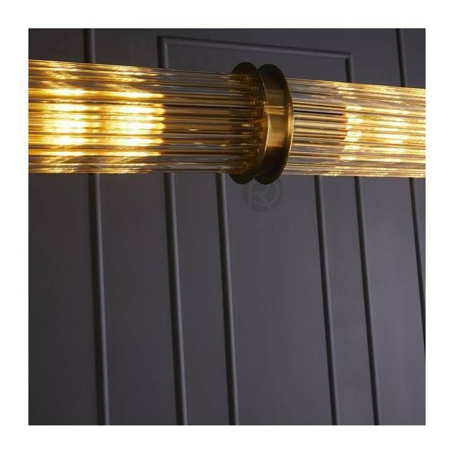 Hanging lamp TUBE BRASS by Signature