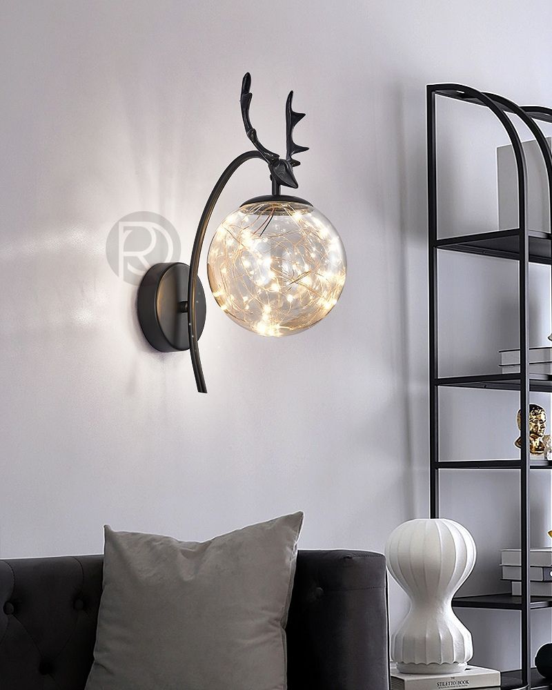 Wall lamp (Sconce) SHINY DEER by Romatti