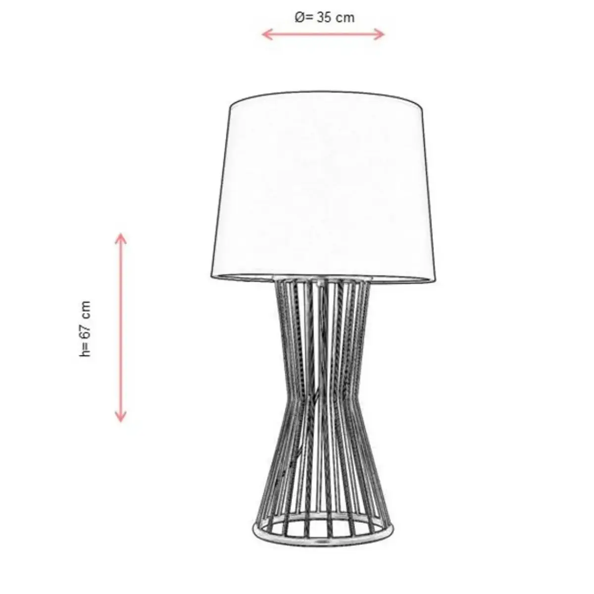 Table lamp NUTELLA by Romatti