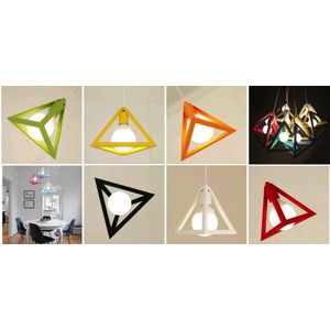 Hanging lamp Tetrahedron Color by Romatti