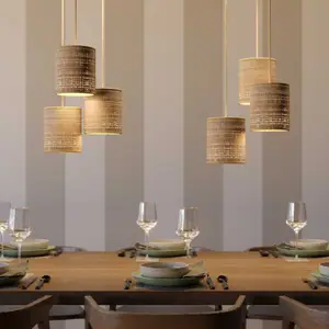 Дизайнерский подвесной светильник в восточном стиле Cylinder by Cables