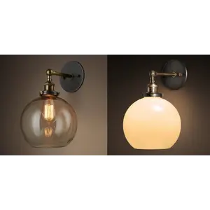 Настенный светильник (Бра) Glass Wide Cloche by Romatti