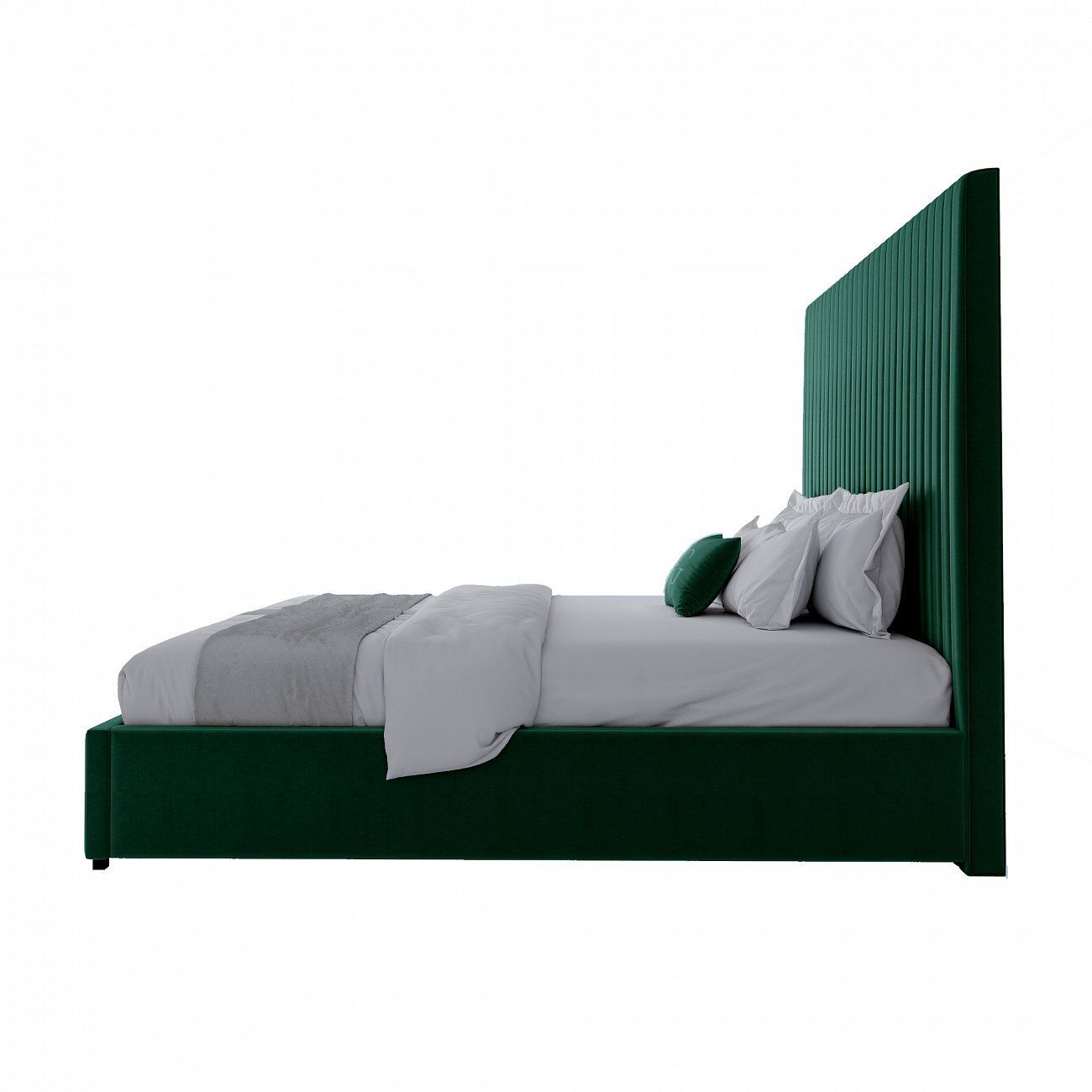 Double bed 180x200 cm green Mora