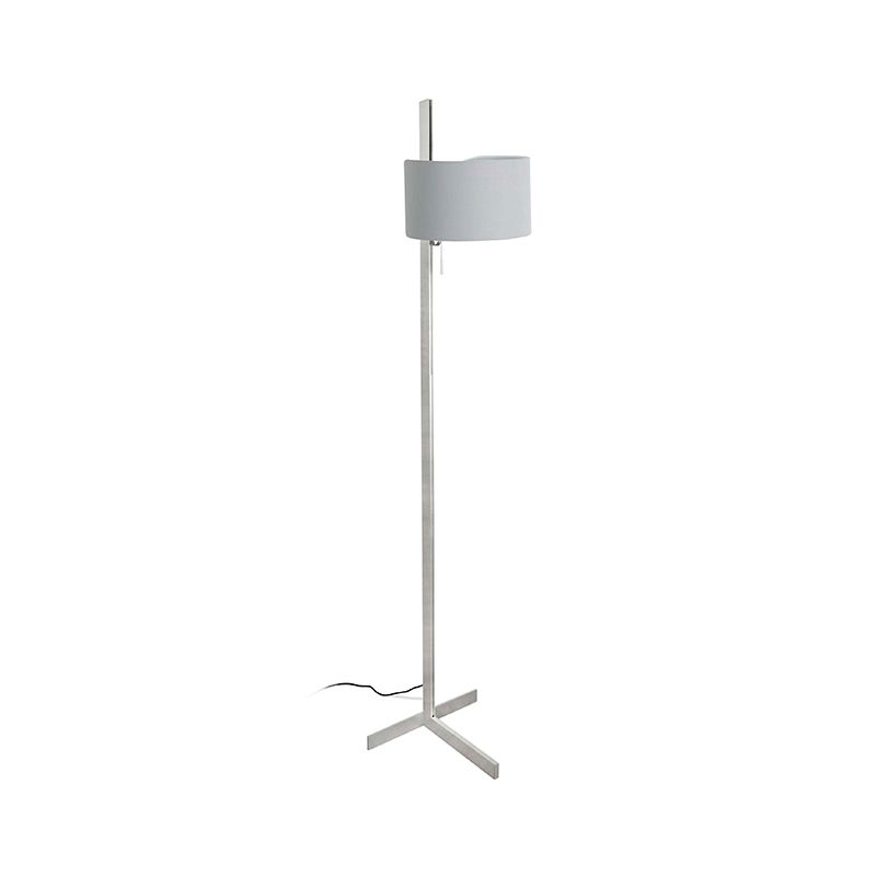 Stand-up alum floor lamp.+grey 57214