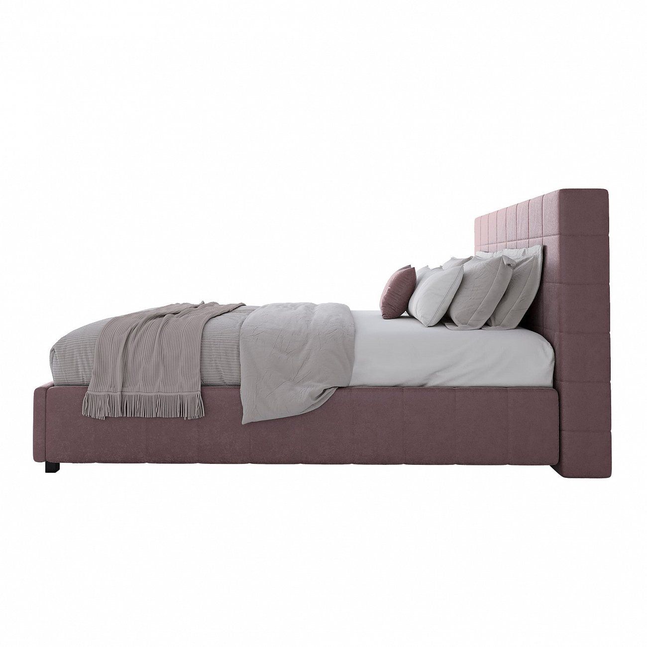 Double bed 160x200 cm dusty Rose Shining Modern