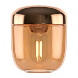 Acorn Amber Brass Ceiling Lamp (D-14 V-16)