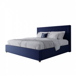 Кровать большая 200х200 Elizabeth синяя