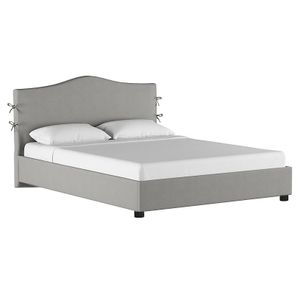 Double bed 180x200 cm grey Eloise
