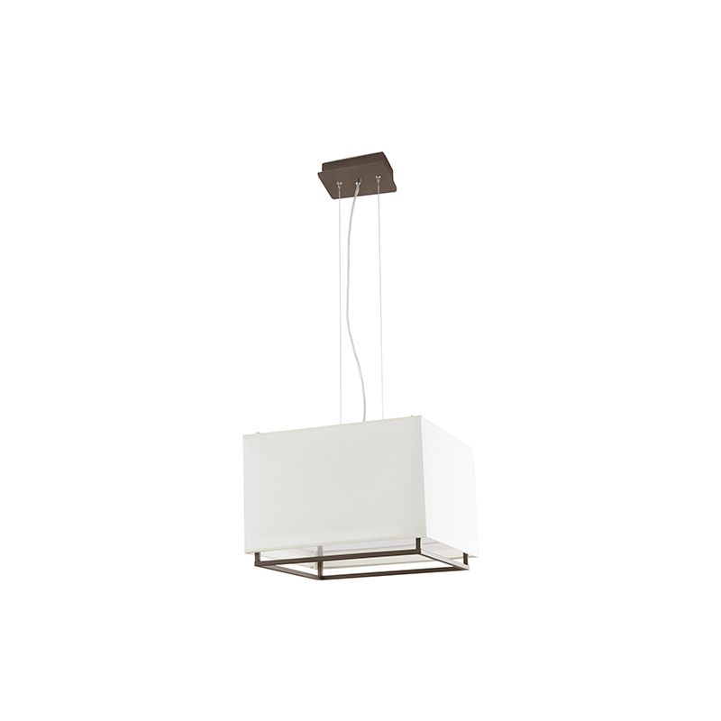 Hanging lamp Faro Vesper brown+beige 29989