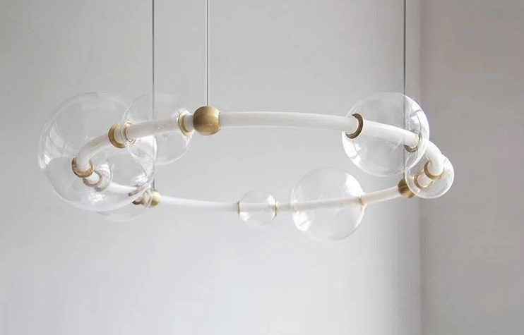 Pendant lamp CRYSTAL RING by Romatti