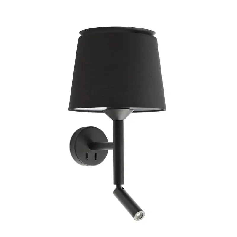 Wall lamp Savoy black+black 20303-93