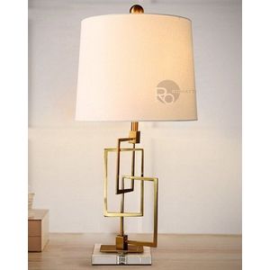 Дизайнерская настольная лампа с абажуром Selene by Romatti