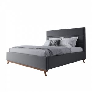 Double bed 180x200 grey Cooper Charcoal