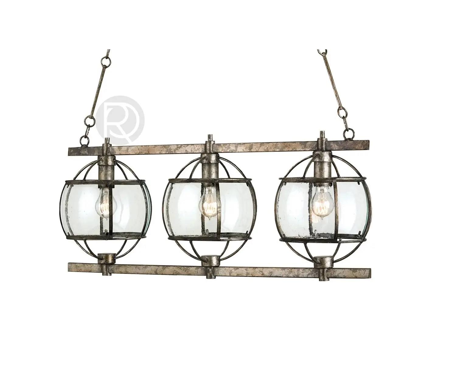 BROXTON RECTANGULAR chandelier by Currey & Company