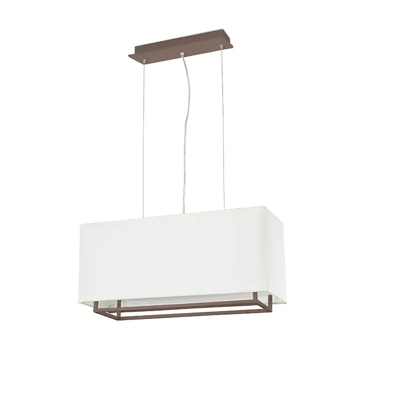 Hanging lamp Faro Vesper brown+beige 29987