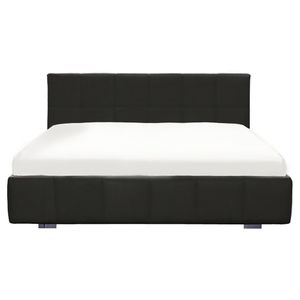 Double bed 180x200 cm dark grey Castell Grande
