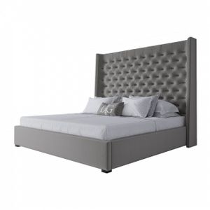 Euro bed 200x200 cm grey Jackie King