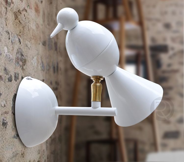 Designer wall lamp (Sconce) ALOUETTE BIRD by Romatti