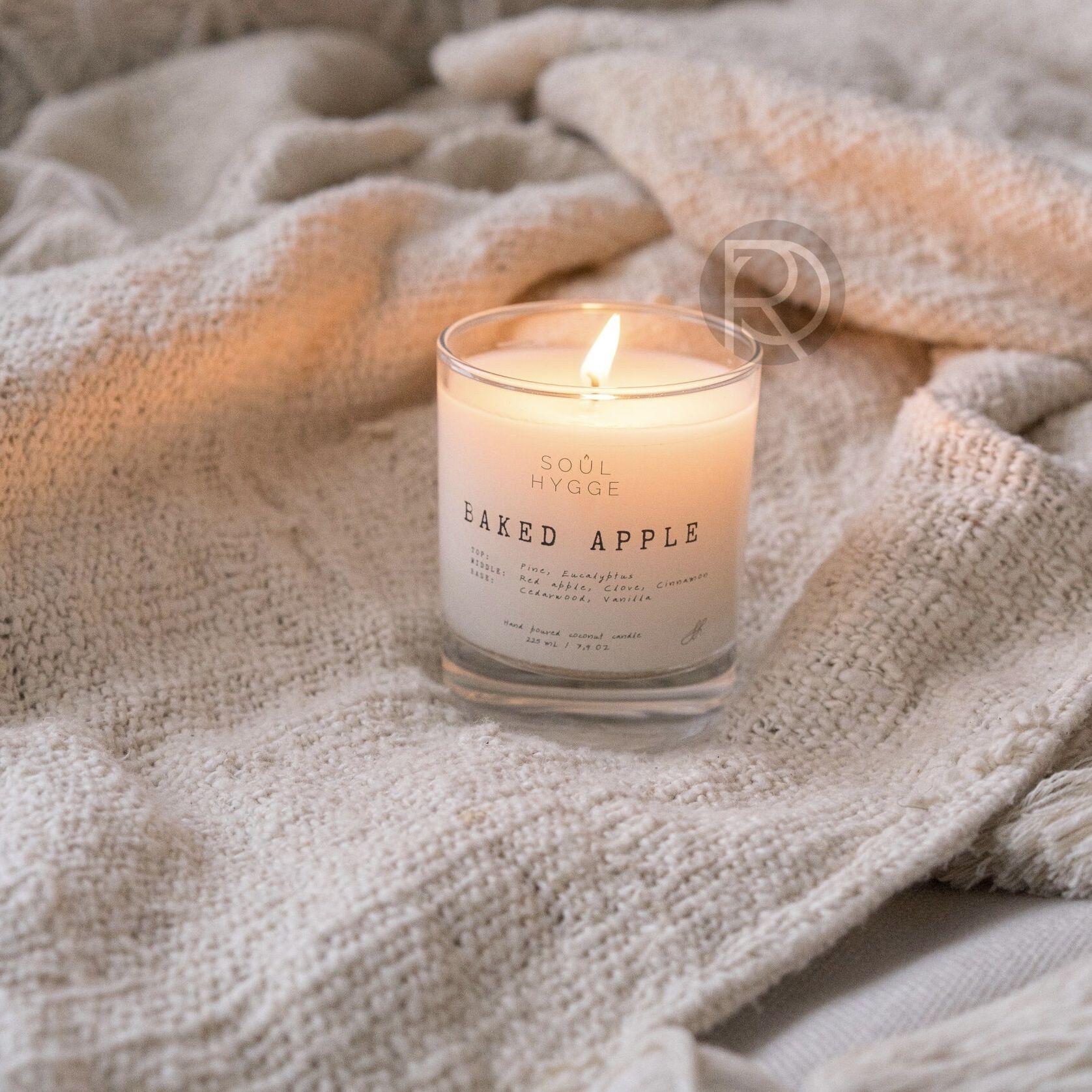 Scented candle BAKED APPLE by Romatti