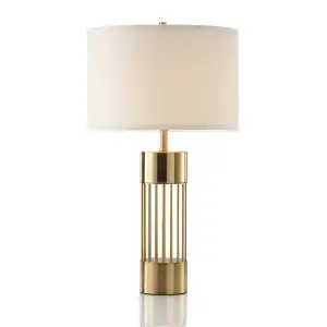 Дизайнерская настольная лампа с абажуром CURSA by Romatti