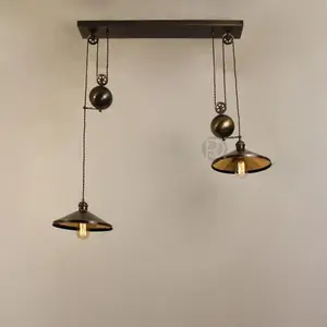 Дизайнерский подвесной светильник из металла ODEON DOUBLE by Romatti Lighting