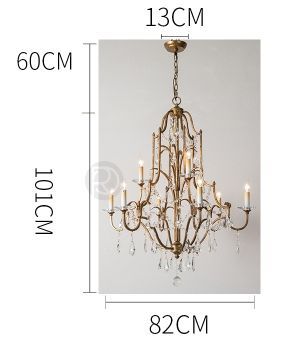 Designer chandelier VALENTINA by Romatti