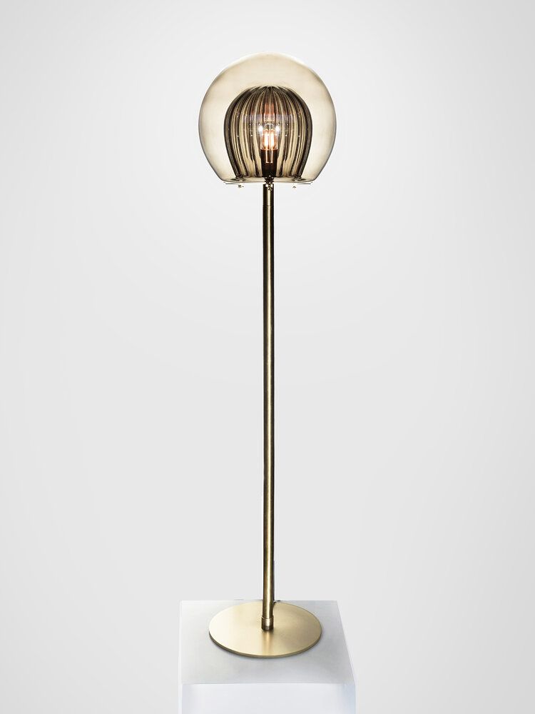 Floor lamp PLEATED CRYSTAL by Marc Wood