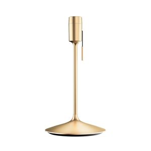 Champagne brushed brass table lamp with USB (In-42 cm)