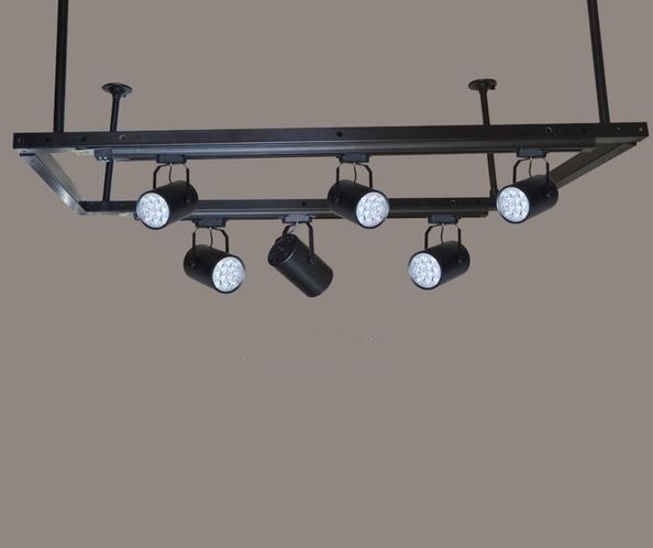 Spot system on a suspended rail Spot Led