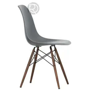 Дизайнерский пластиковый стул EAMES DSW NUT by Vitra