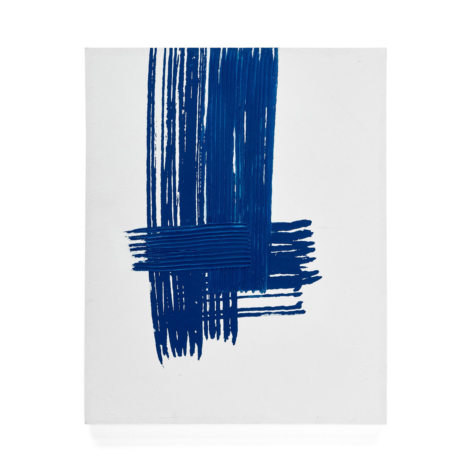 Sagaro Абстрактное полотно в бело-голубых тонах 80 x 100 см Sagaro
