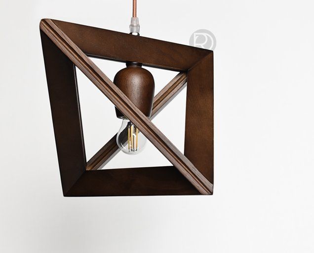 Pendant lamp Wood Triangle by Romatti