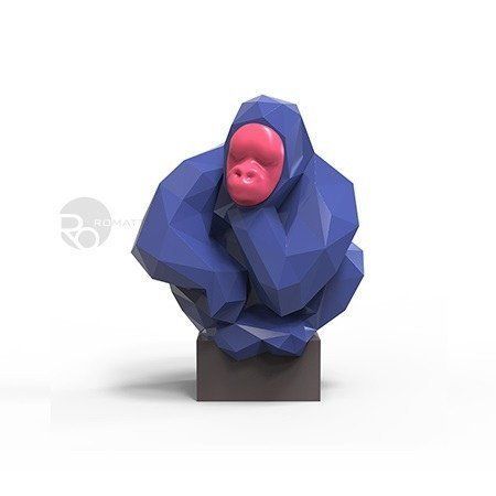 Ape Thinker Statuette by Romatti