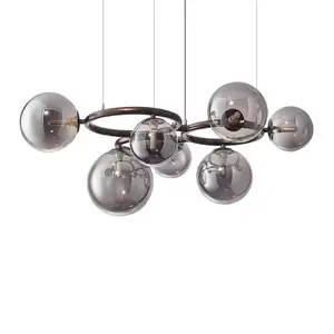 Люстра в форме стеклянных шаров ASTER by Romatti