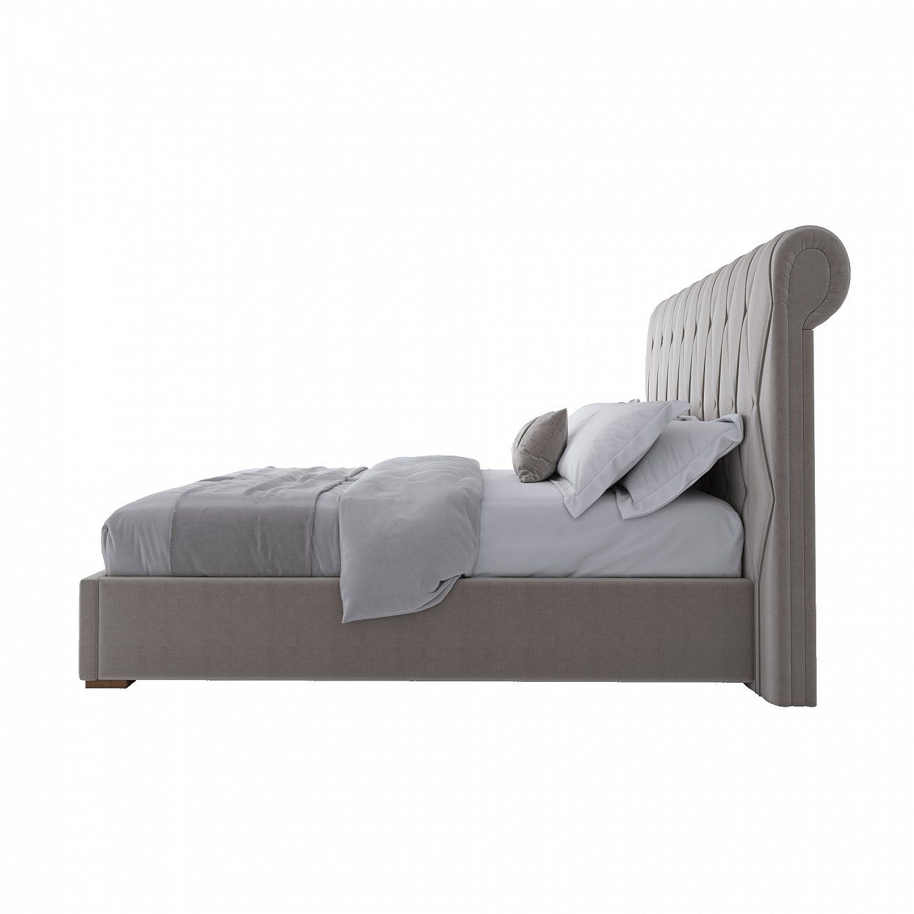 Double bed 180x200 cm beige Bluemoon
