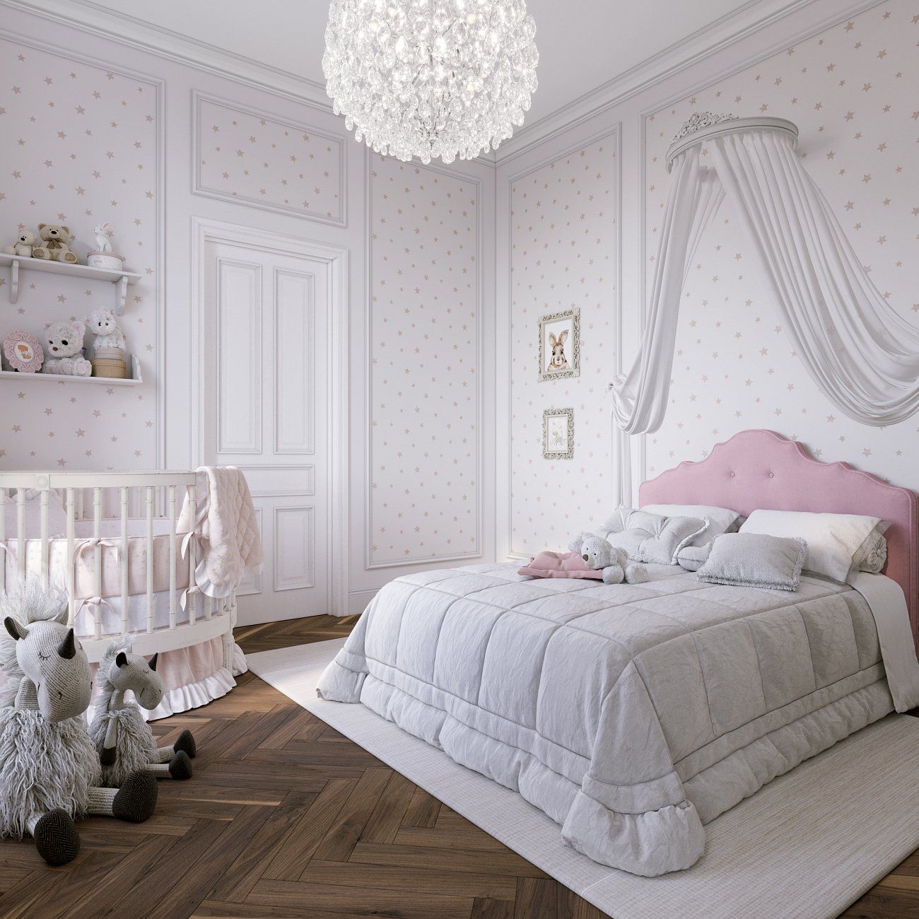 Double bed 180x200 Milk Palace