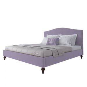 Кровать двуспальная с мягким изголовьем 180х200 см лаванда Fleurie Р