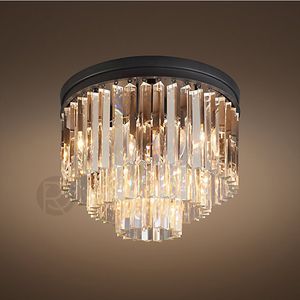 Designer ceiling lamp ODEON CLEAR GLASS by Romatti