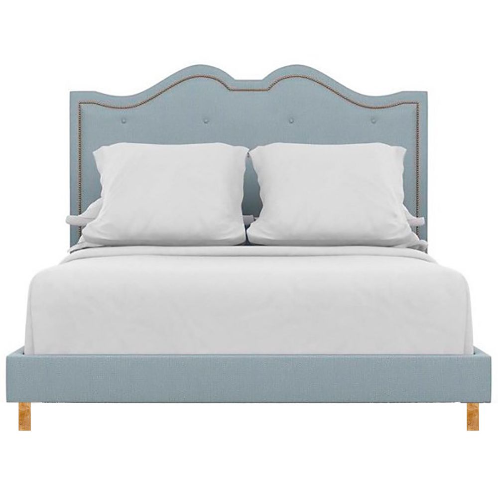 Double bed 160x200 cm blue Williams