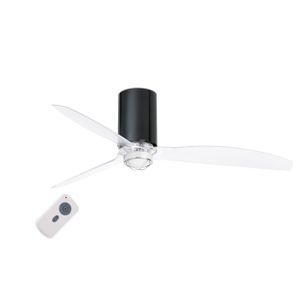 Люстра - вентилятор Mini Tube Fan Shiny Black 1L 32040-10